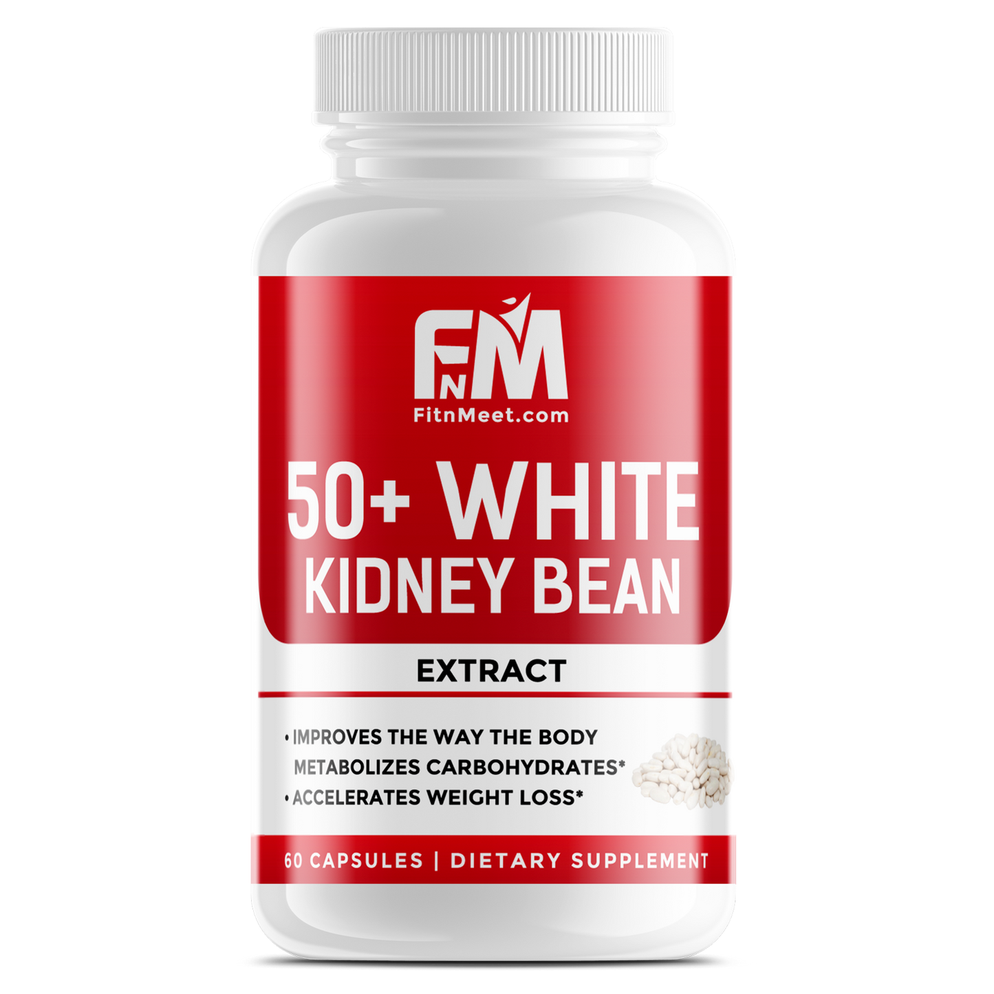 White Kidney Bean Supplement 50+ | Carb Block Capsules