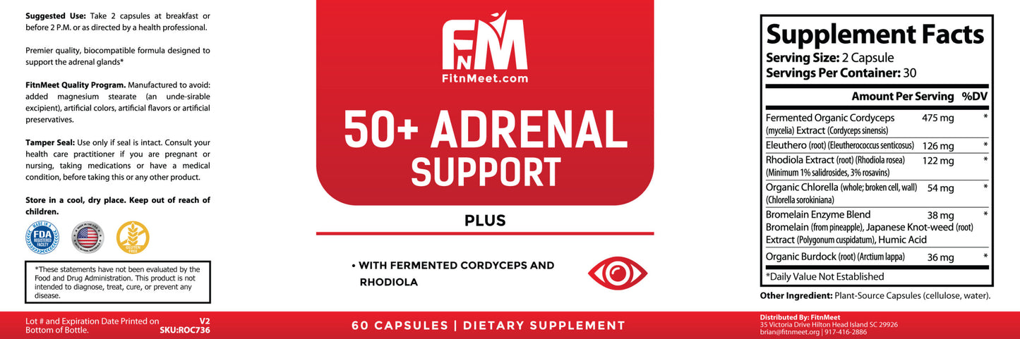 50+ Adrenal Support Plus