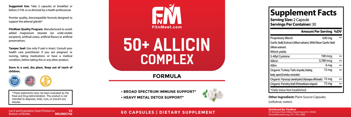 50+ Allicin Complex Formula