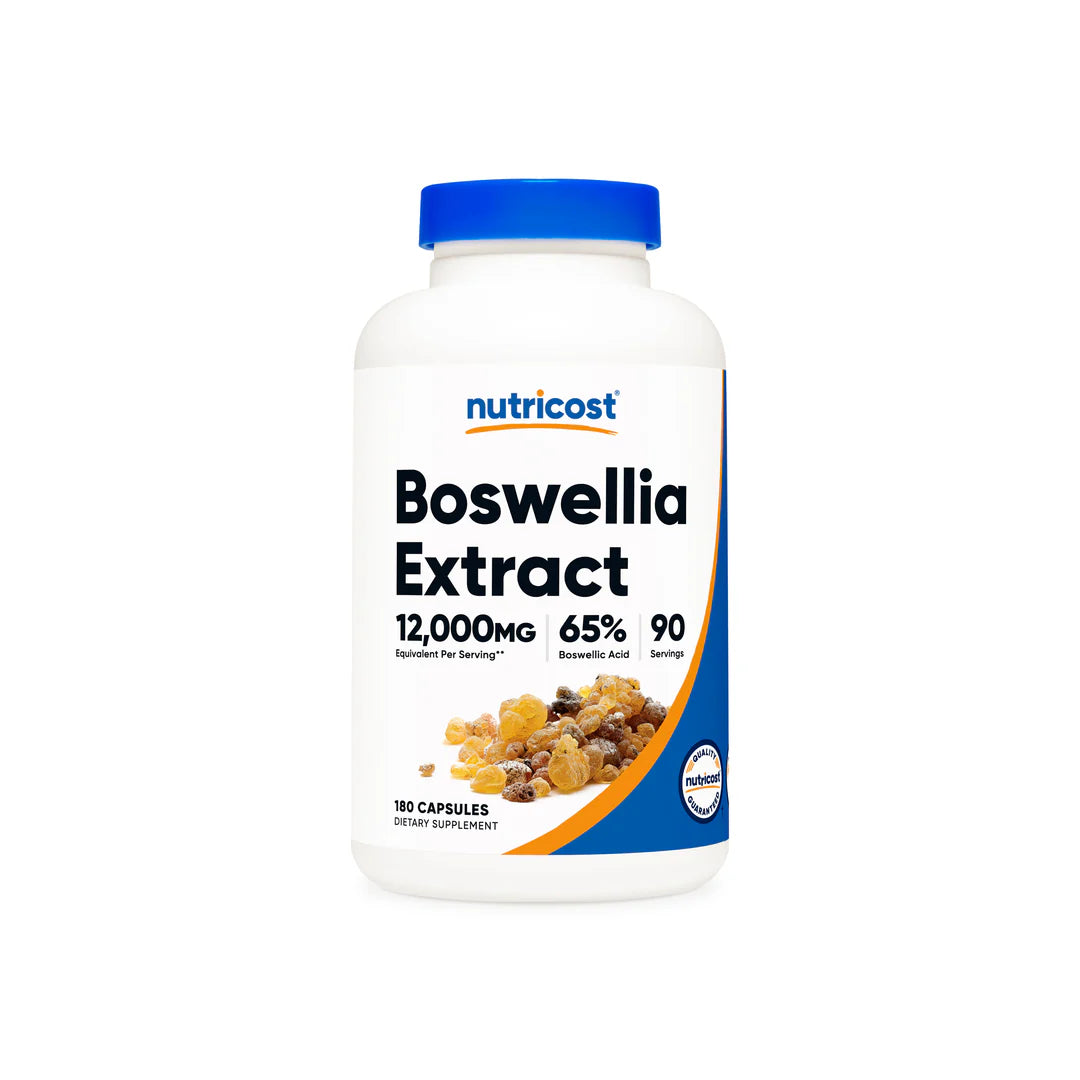 Boswellia Extract – 12,000mg Equivalent per Serving | 180 Vegetarian Capsules for Joint, Inflammation & Mobility Support