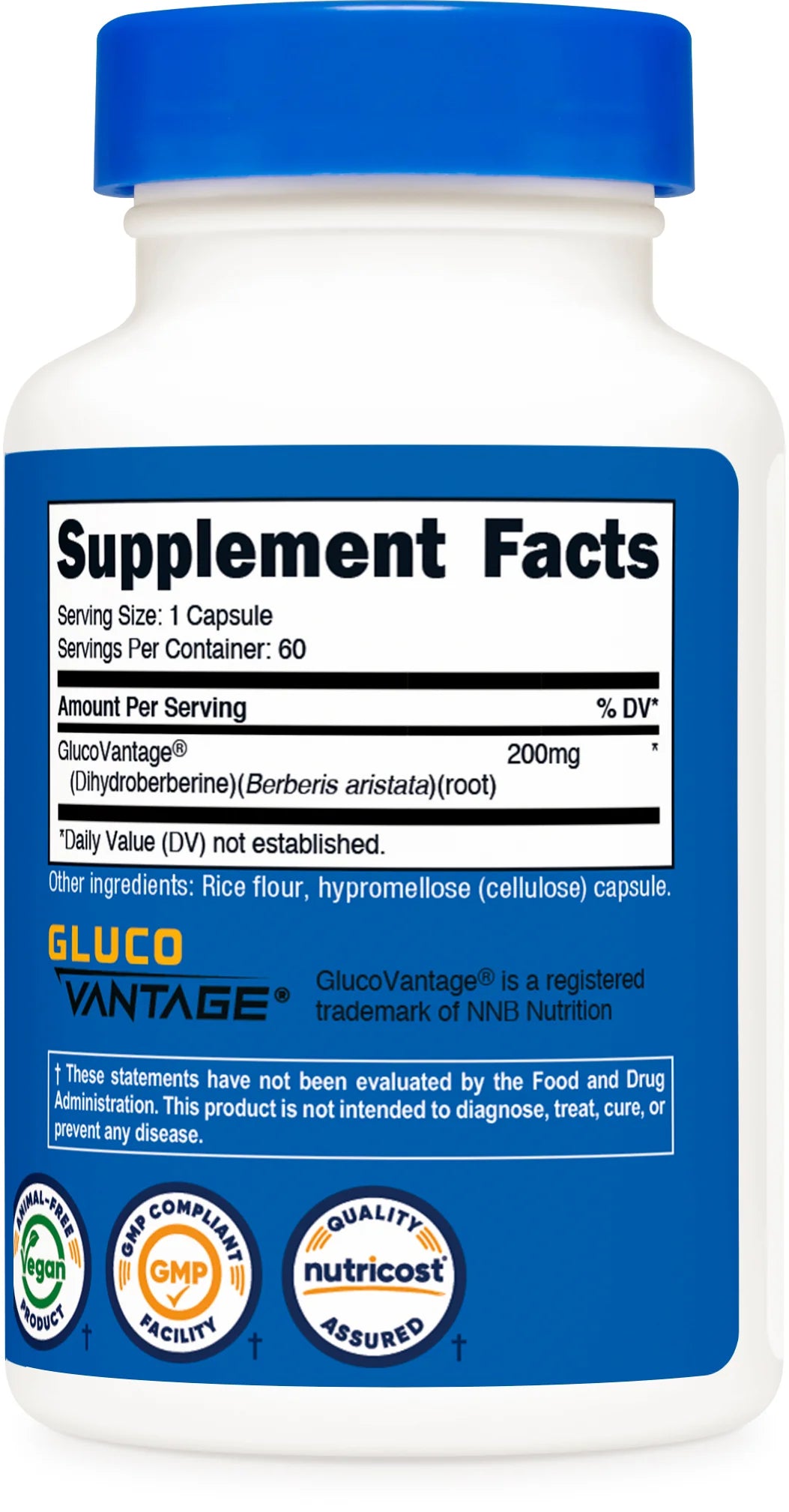 Best Berberine Supplement – Dihydroberberine Capsules (200 MG) (60 Capsules)