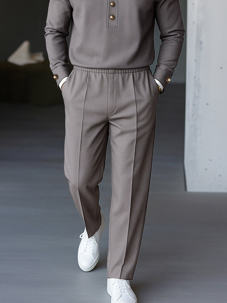 Casual Military Style Matching Set