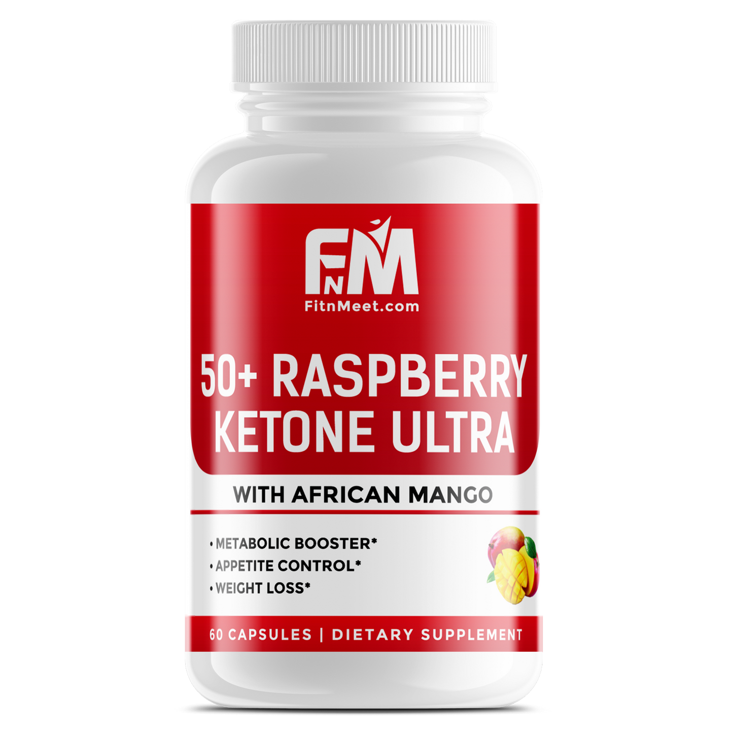 50+ Pure Raspberry Ketone Ultra Blend – 600mg