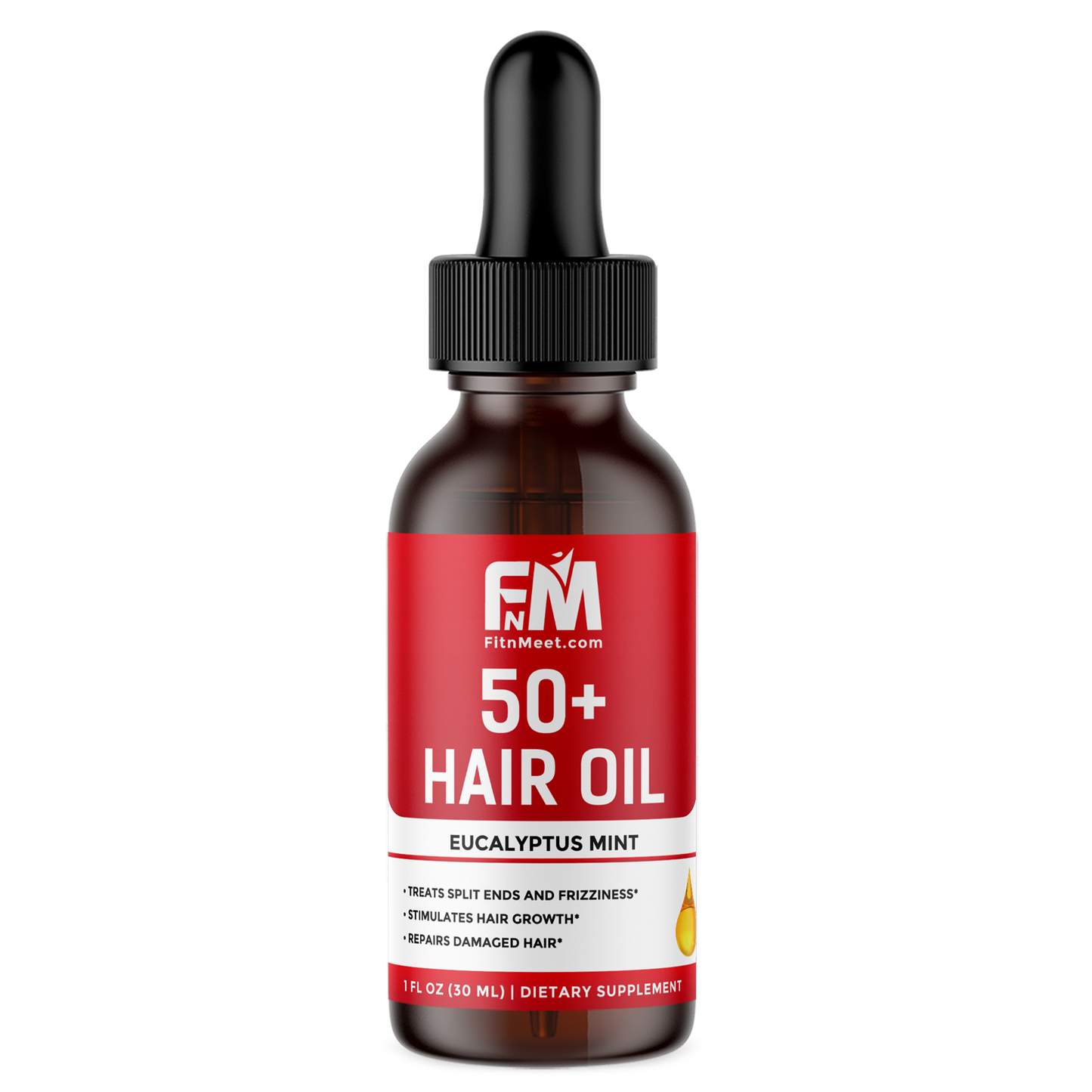50+ Eucalyptus Hair Oil For Hair Regrowth | Mint, 30 ML