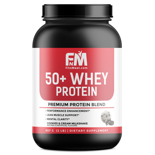 50+ Cookies and Cream Whey Protein Powder | 2lb / 28 Servings