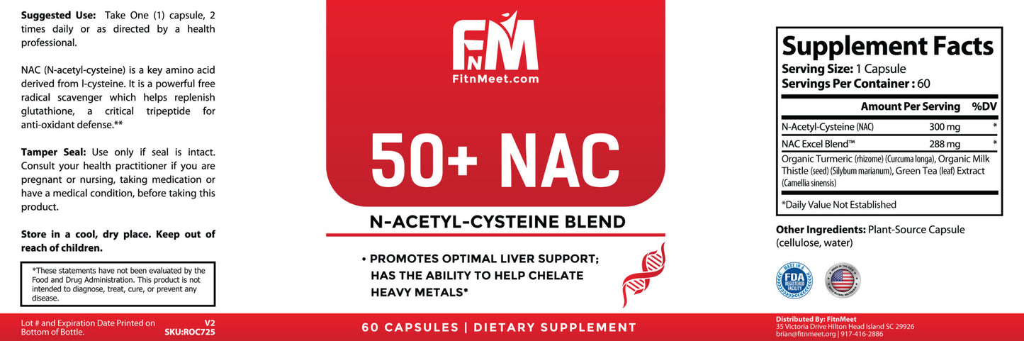 50+ NAC Detox Plus