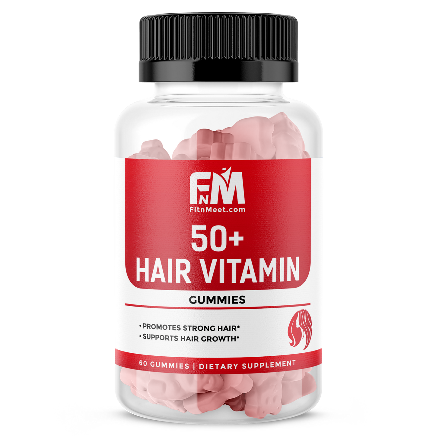 Hair Growth Vitamin Gummies | Biotin & Zinc, 30 Servings