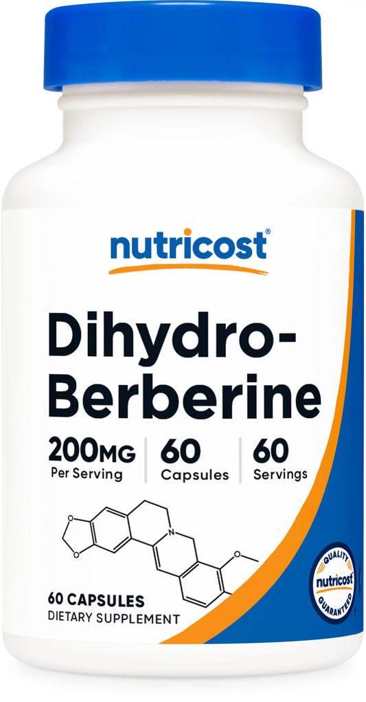 Best Berberine Supplement – Dihydroberberine Capsules (200 MG) (60 Capsules)