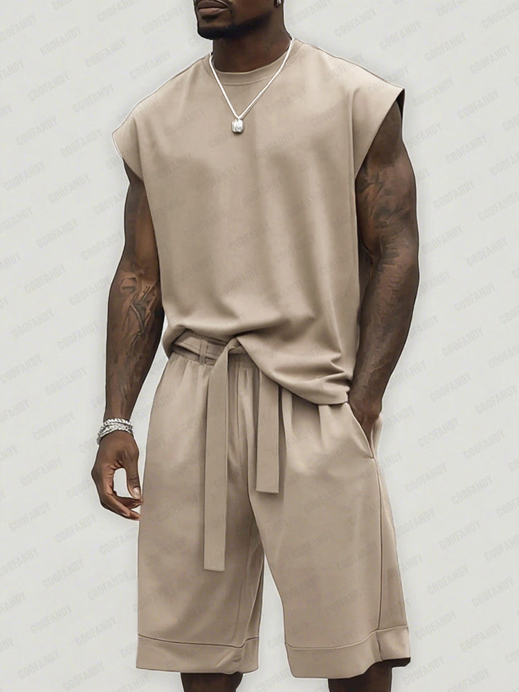 Casual Street Style Matching Set