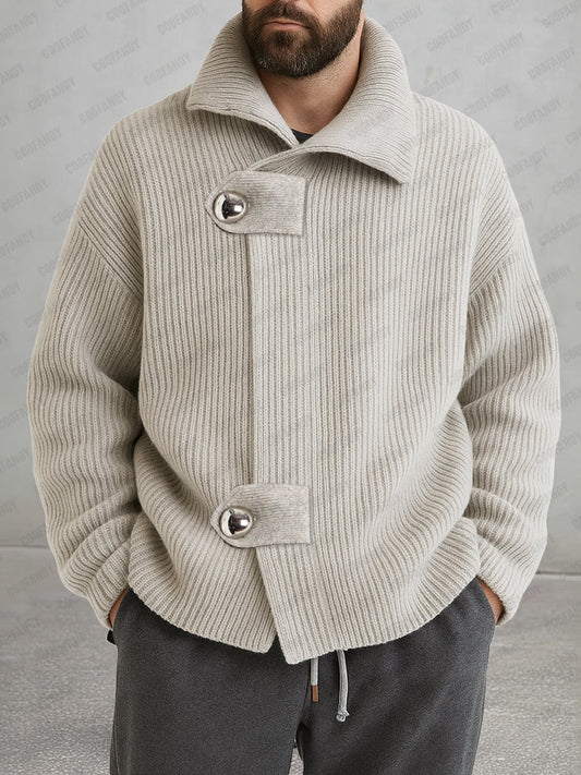 Trendy Relaxed Fit Knit Cardigan