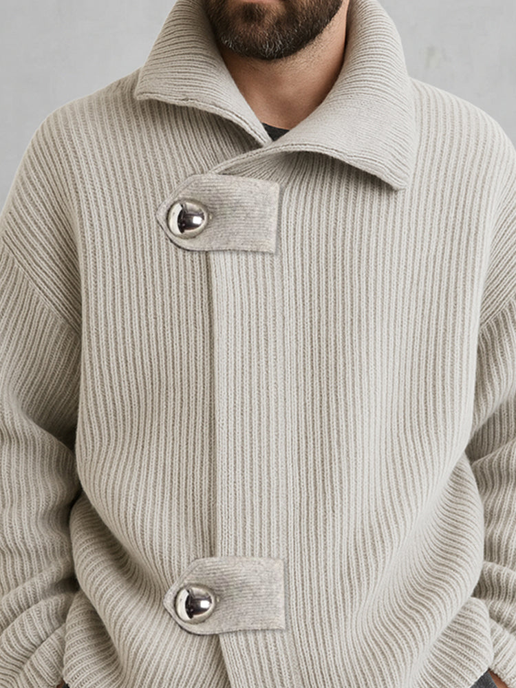 Trendy Relaxed Fit Knit Cardigan