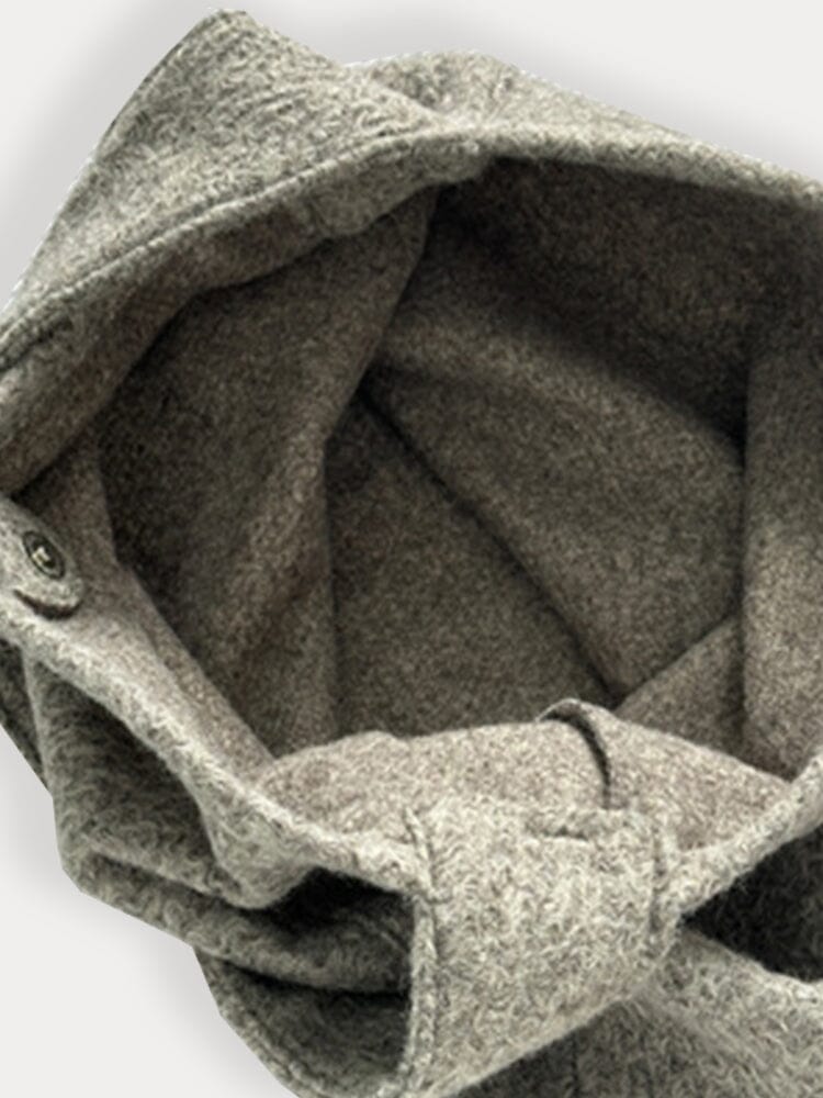 Soft Tweed Canvas Shoulder Bag