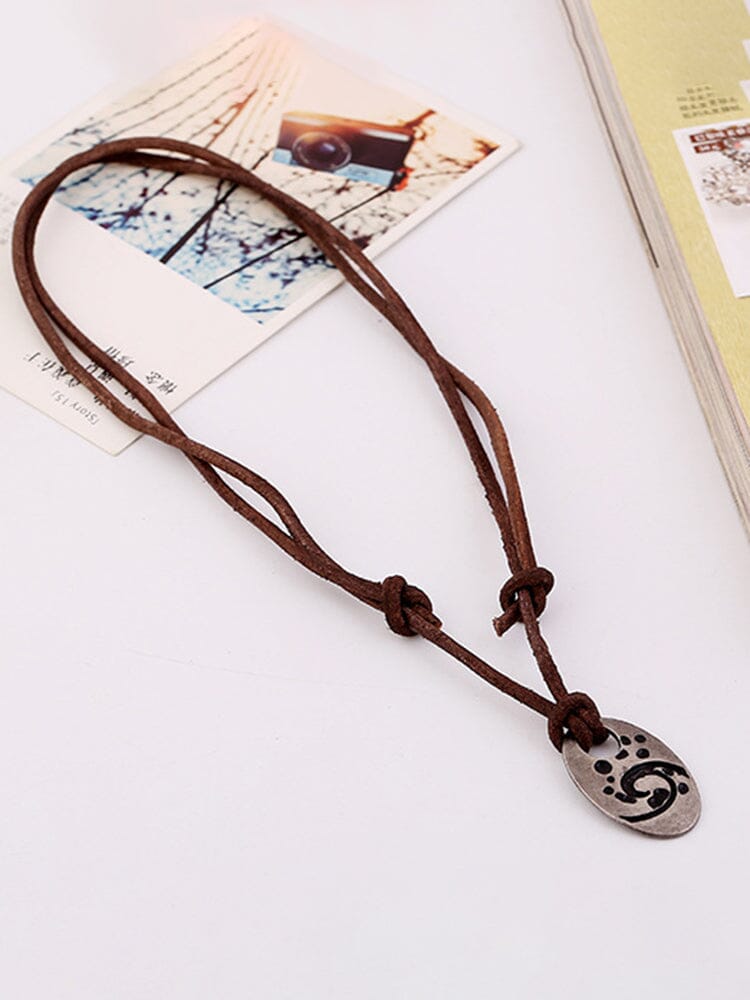 Tribal Swirl Pendant Necklace