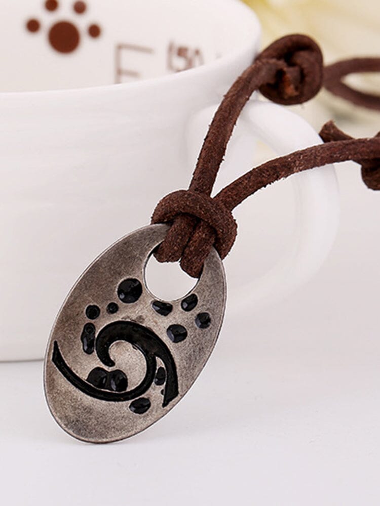 Tribal Swirl Pendant Necklace
