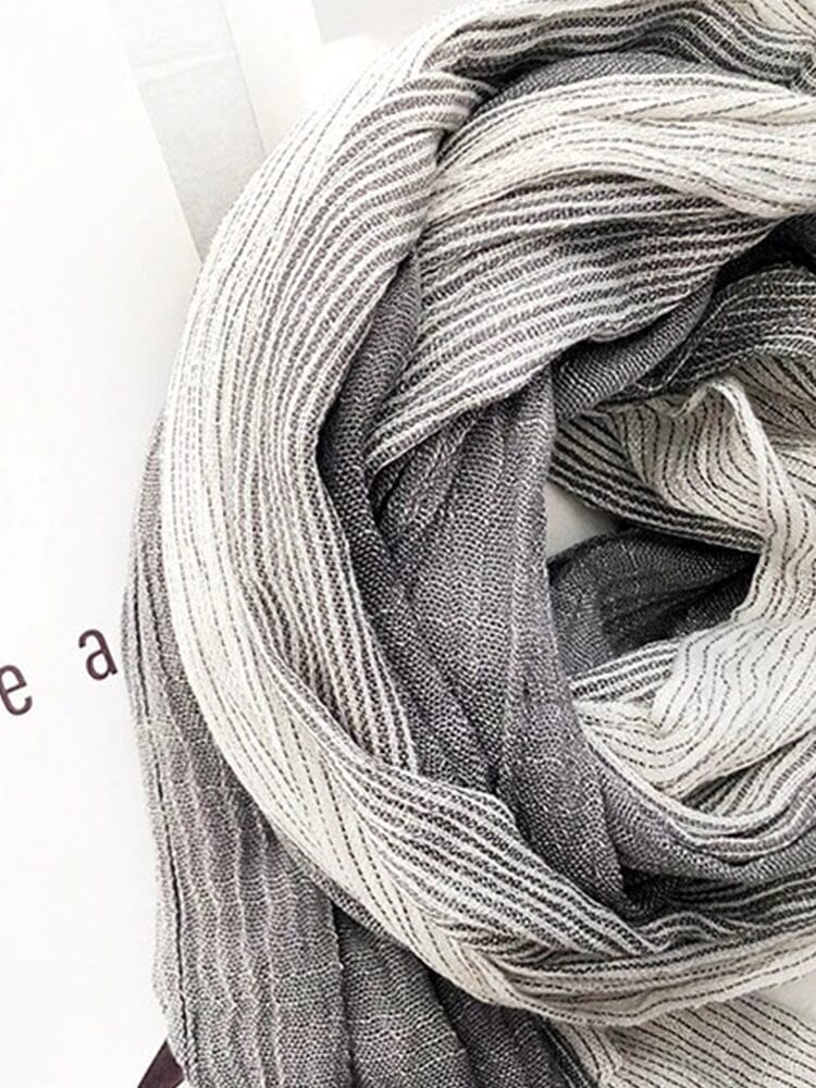 Soft 100% Cotton Tassel Scarf