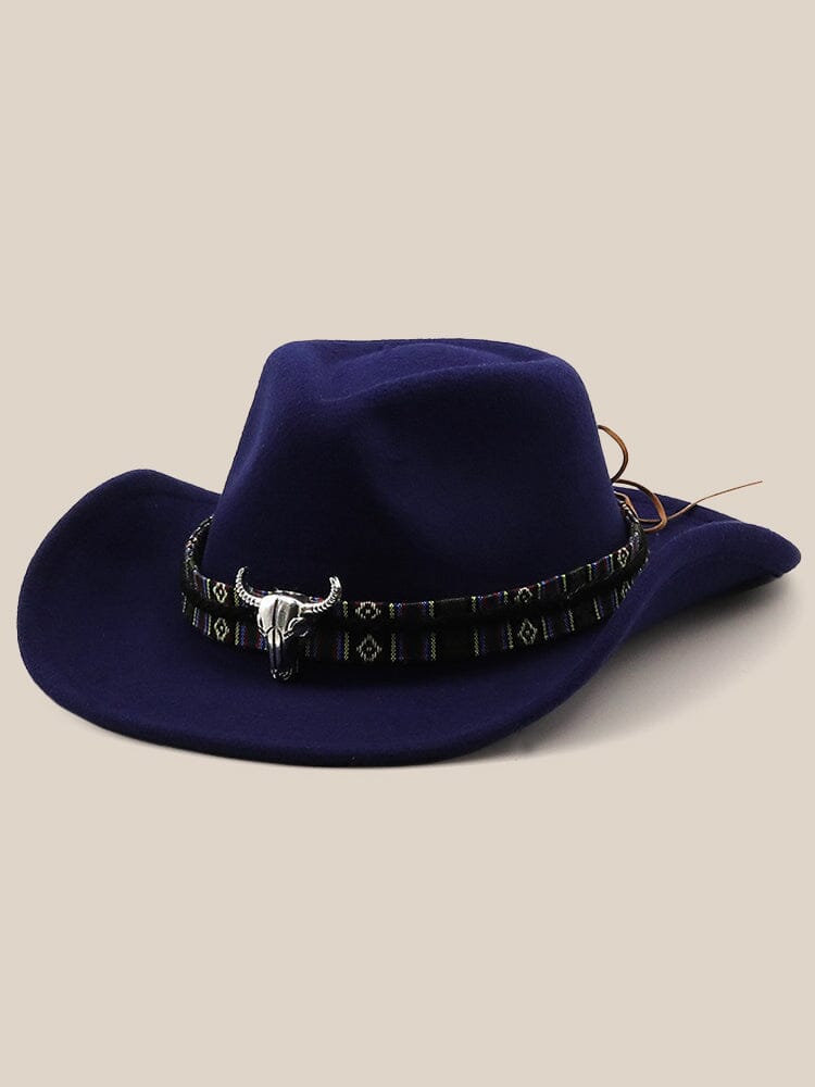 Classic 100% Wool Cowboy Hat